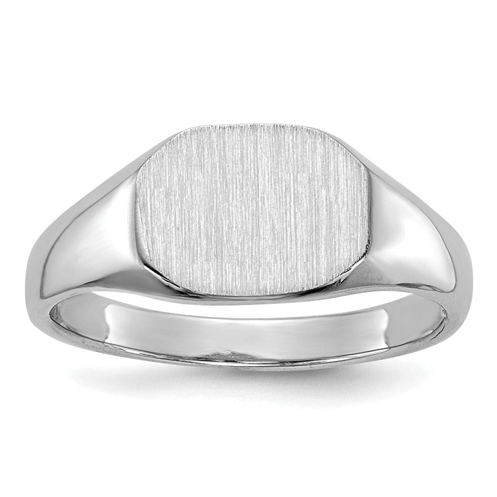 Lovely Rita's Ring 14k White Gold Child's Signet Children's Ring