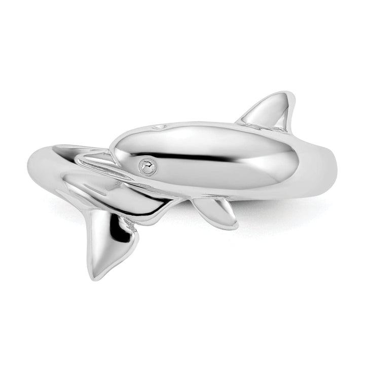 Lovely Rita's Ring 14k White Gold Dolphin Ring