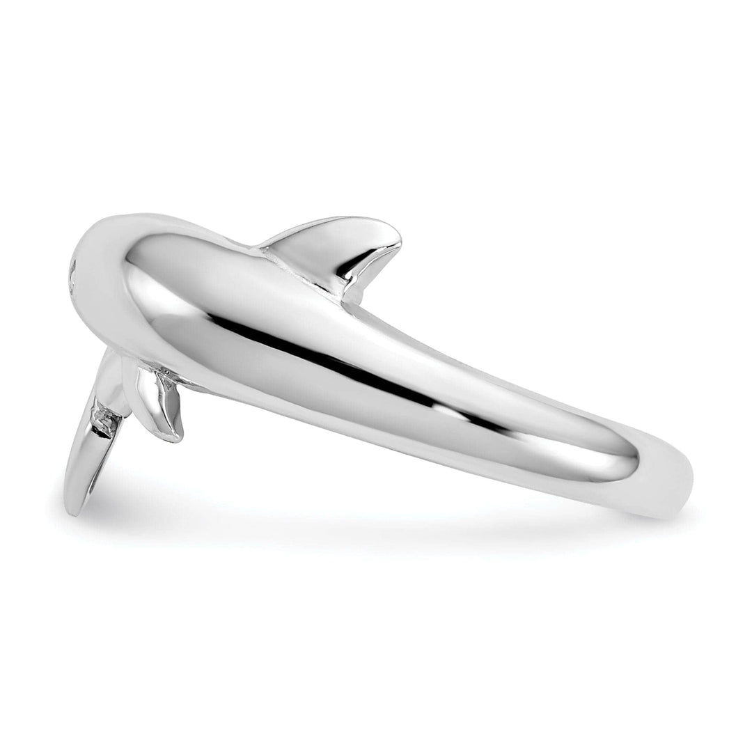 Lovely Rita's Ring 14k White Gold Dolphin Ring