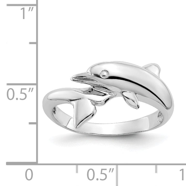 Lovely Rita's Ring 14k White Gold Dolphin Ring