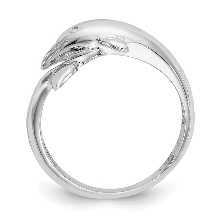 Lovely Rita's Ring 14k White Gold Dolphin Ring