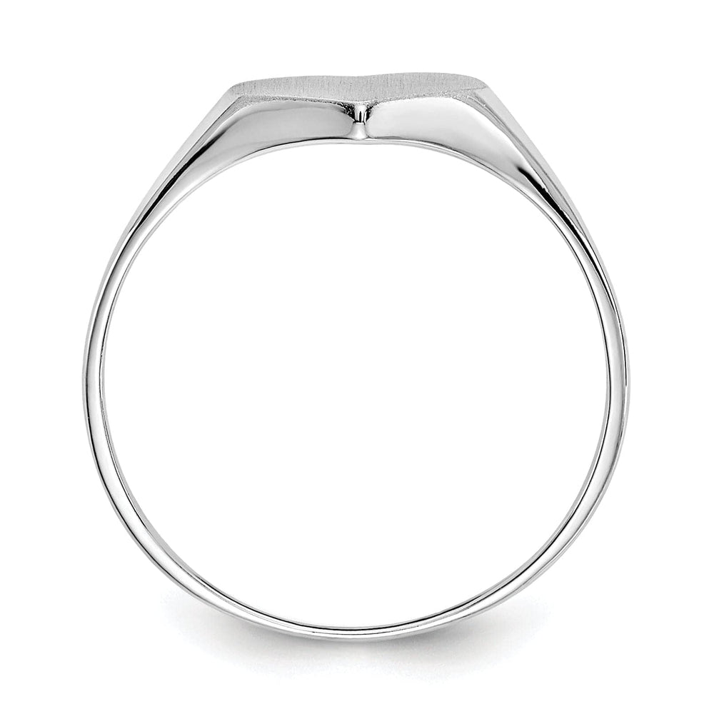 Lovely Rita's Ring 14k White Gold Heart Children's Ring
