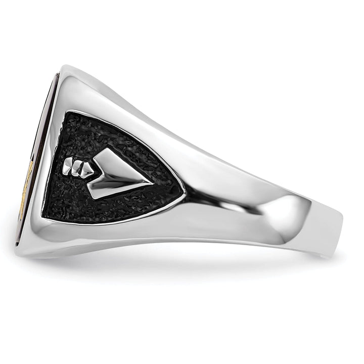 Lovely Rita's Ring 14k White Gold Men's Masonic Ring
