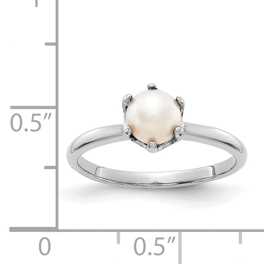 Lovely Rita's Ring 14k White Gold Pearl Ring