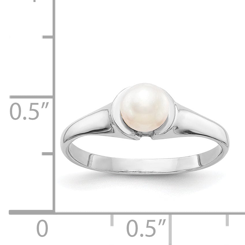 Lovely Rita's Ring 14k White Gold Pearl Ring