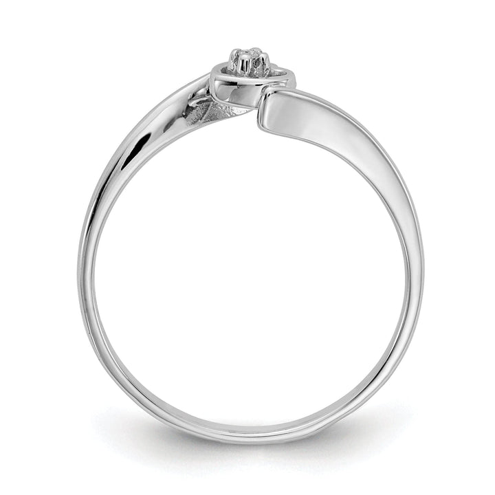 Lovely Rita's Ring 14k White Gold Polished Diamond Heart Ring