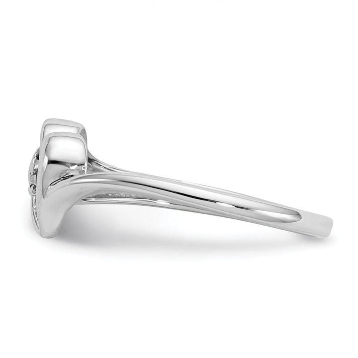 Lovely Rita's Ring 14k White Gold Polished Diamond Heart Ring