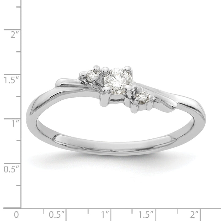 Lovely Rita's Ring 14k White Gold Polished Diamond Ring