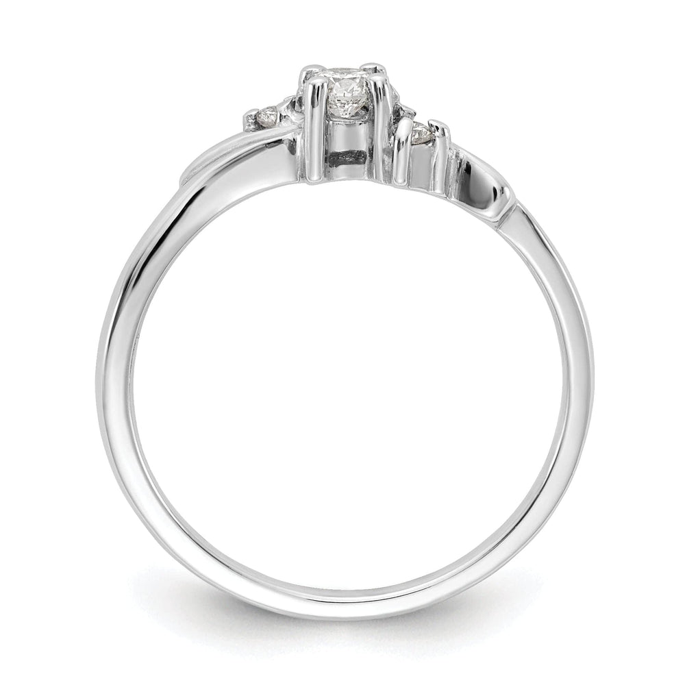 Lovely Rita's Ring 14k White Gold Polished Diamond Ring