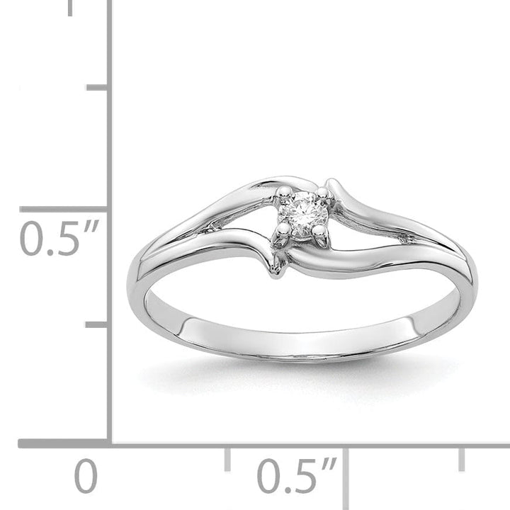 Lovely Rita's Ring 14k White Gold Polished Diamond Ring