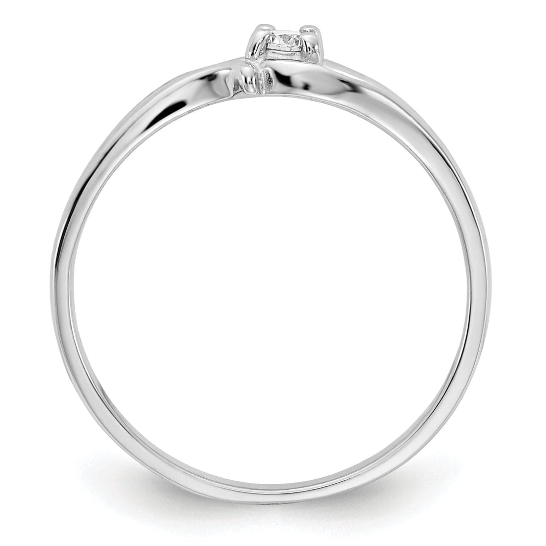 Lovely Rita's Ring 14k White Gold Polished Diamond Ring