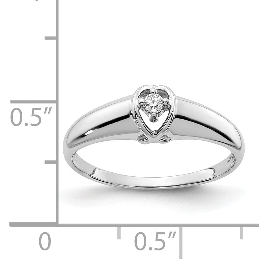 Lovely Rita's Ring 14k White Gold Polished Diamond Ring