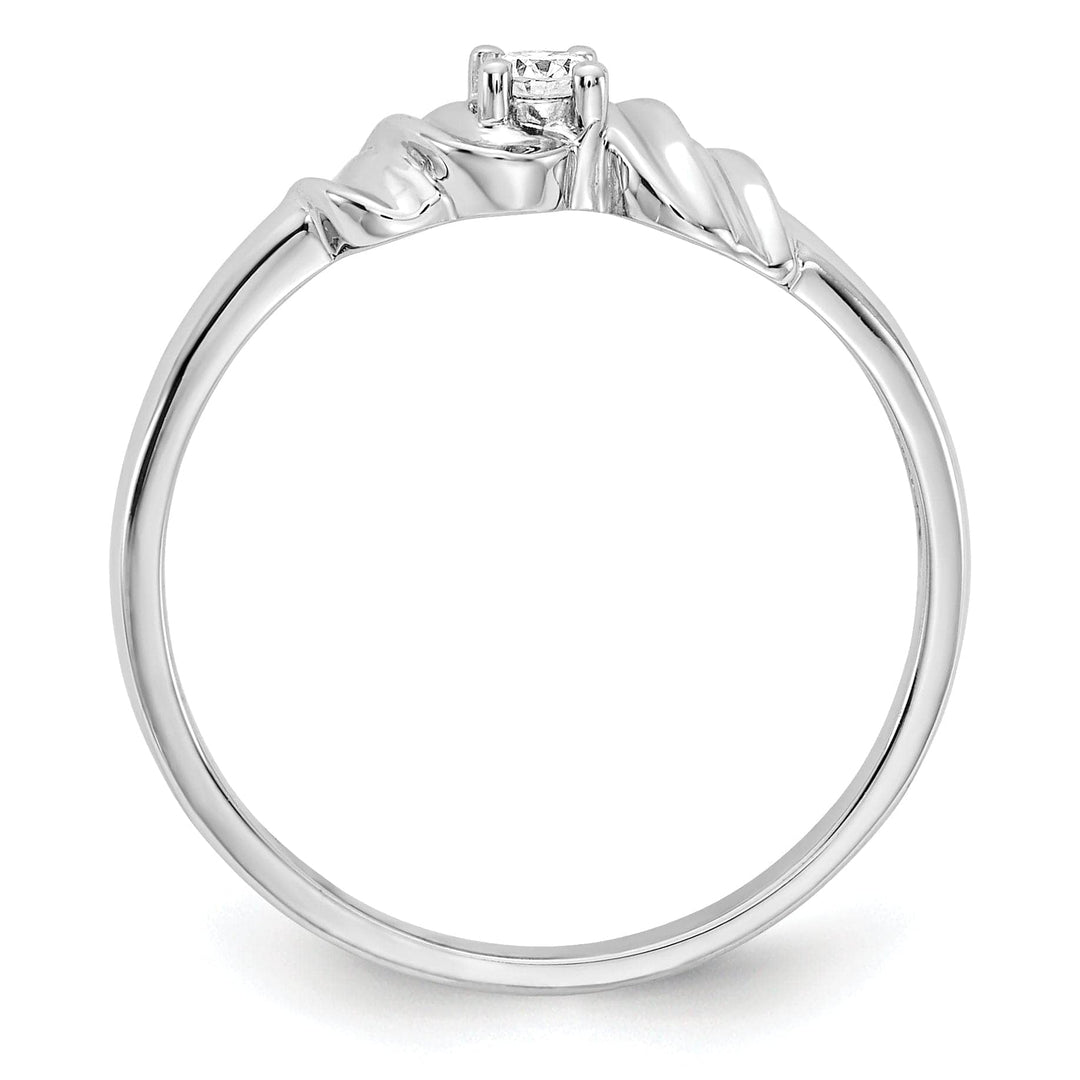 Lovely Rita's Ring 14k White Gold Polished Diamond Ring