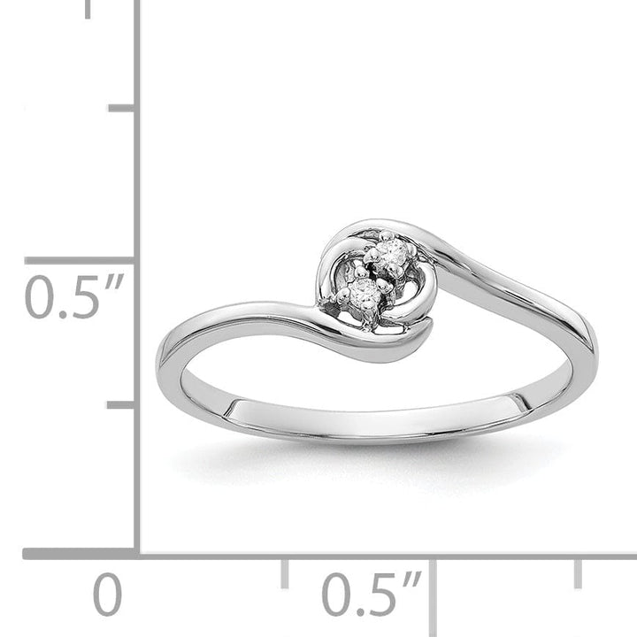 Lovely Rita's Ring 14k White Gold Polished Diamond Ring