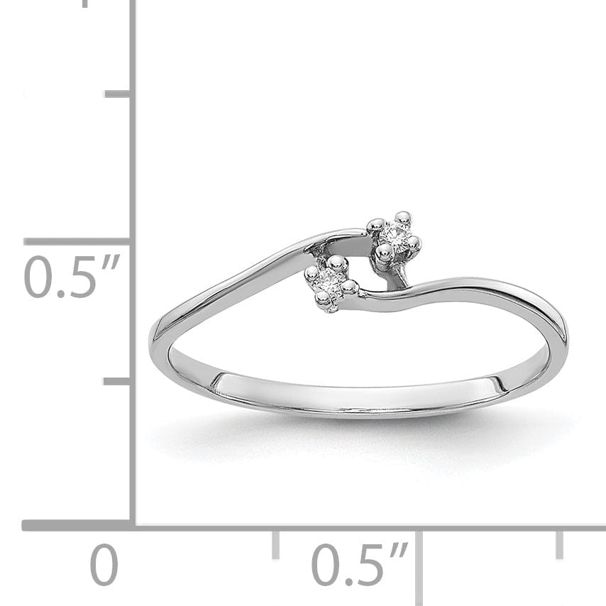 Lovely Rita's Ring 14k White Gold Polished Diamond Ring