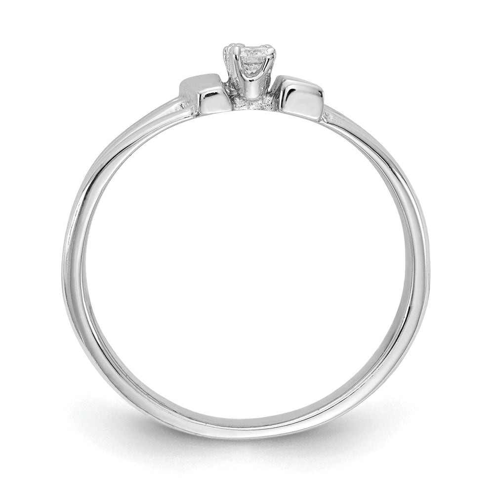 Lovely Rita's Ring 14k White Gold Polished Fancy Diamond Ring