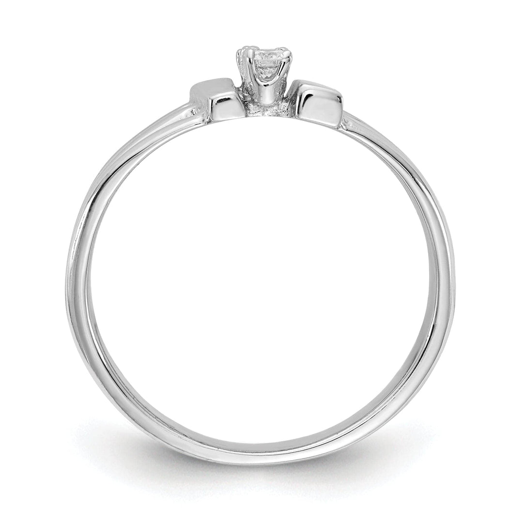 Lovely Rita's Ring 14k White Gold Polished Fancy Diamond Ring