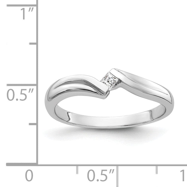 Lovely Rita's Ring 14k White Gold Princess-cut Diamond Ring