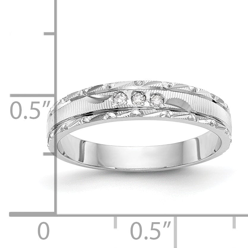 Bridal Ring 14k White Gold Round D.C Ladies Wedding Ring