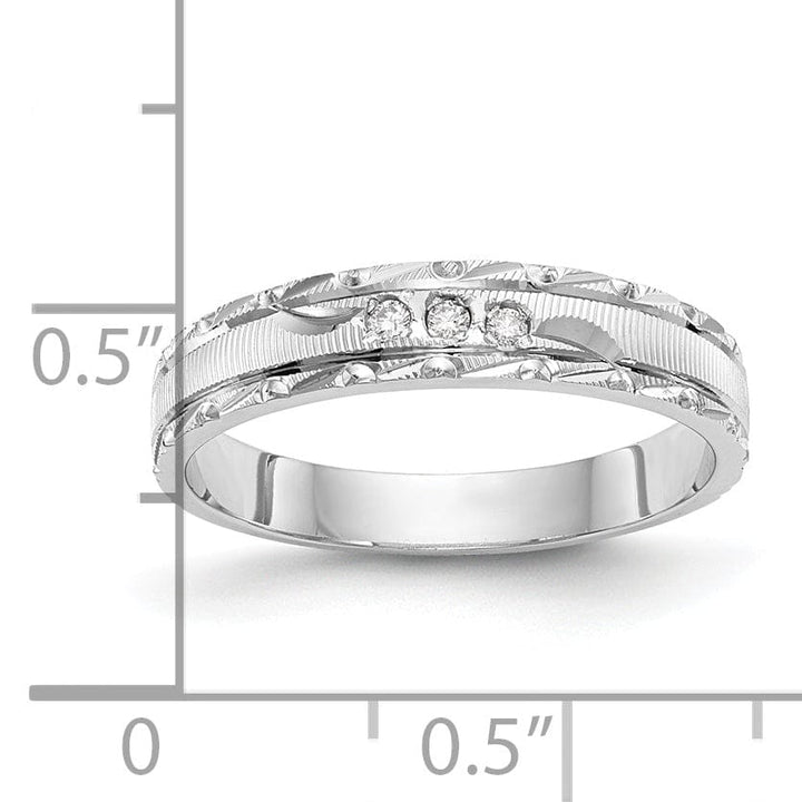 Bridal Ring 14k White Gold Round D.C Ladies Wedding Ring