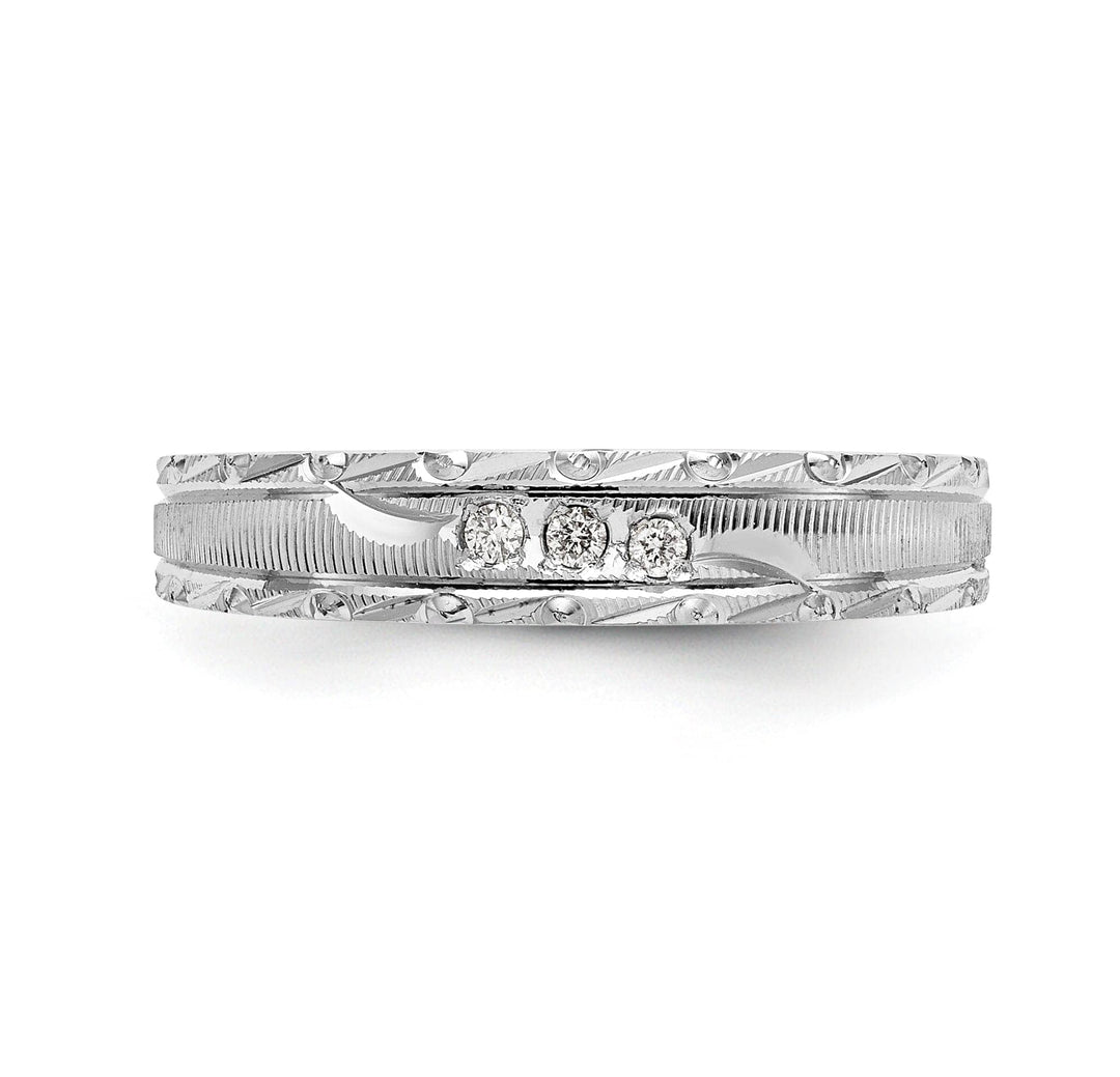 Bridal Ring 14k White Gold Round D.C Ladies Wedding Ring