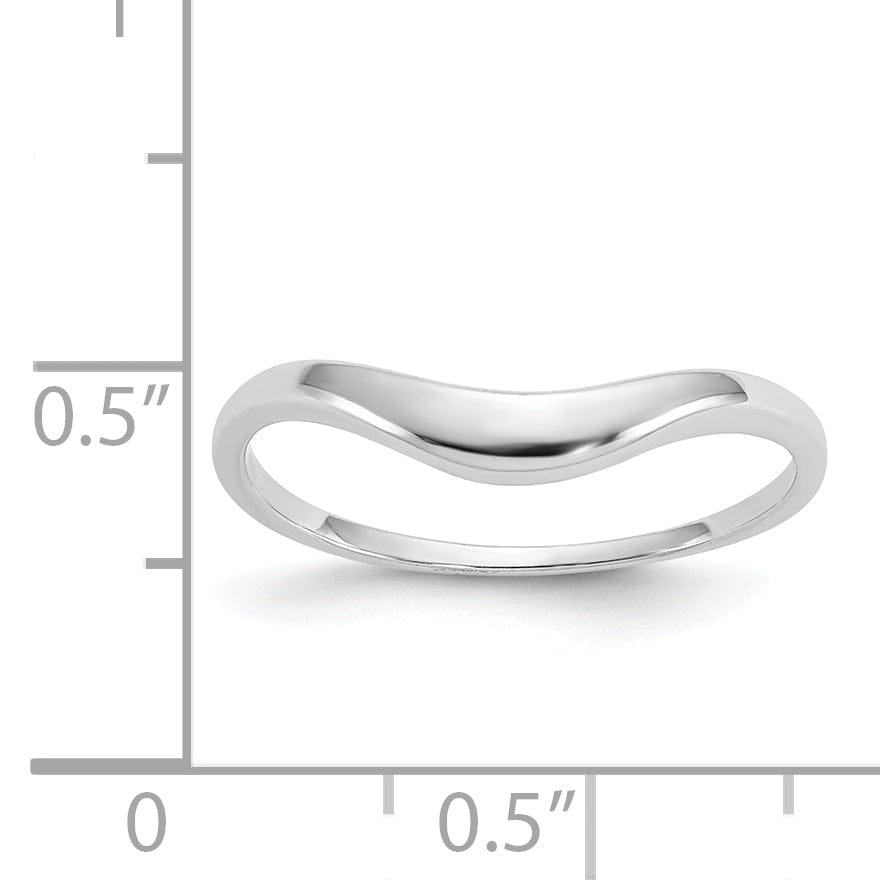 Lovely Rita's Ring 14k White Gold Timeless Creations Swirl Ring