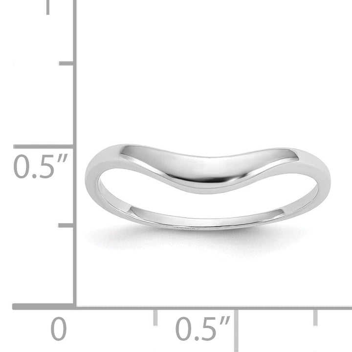 Lovely Rita's Ring 14k White Gold Timeless Creations Swirl Ring