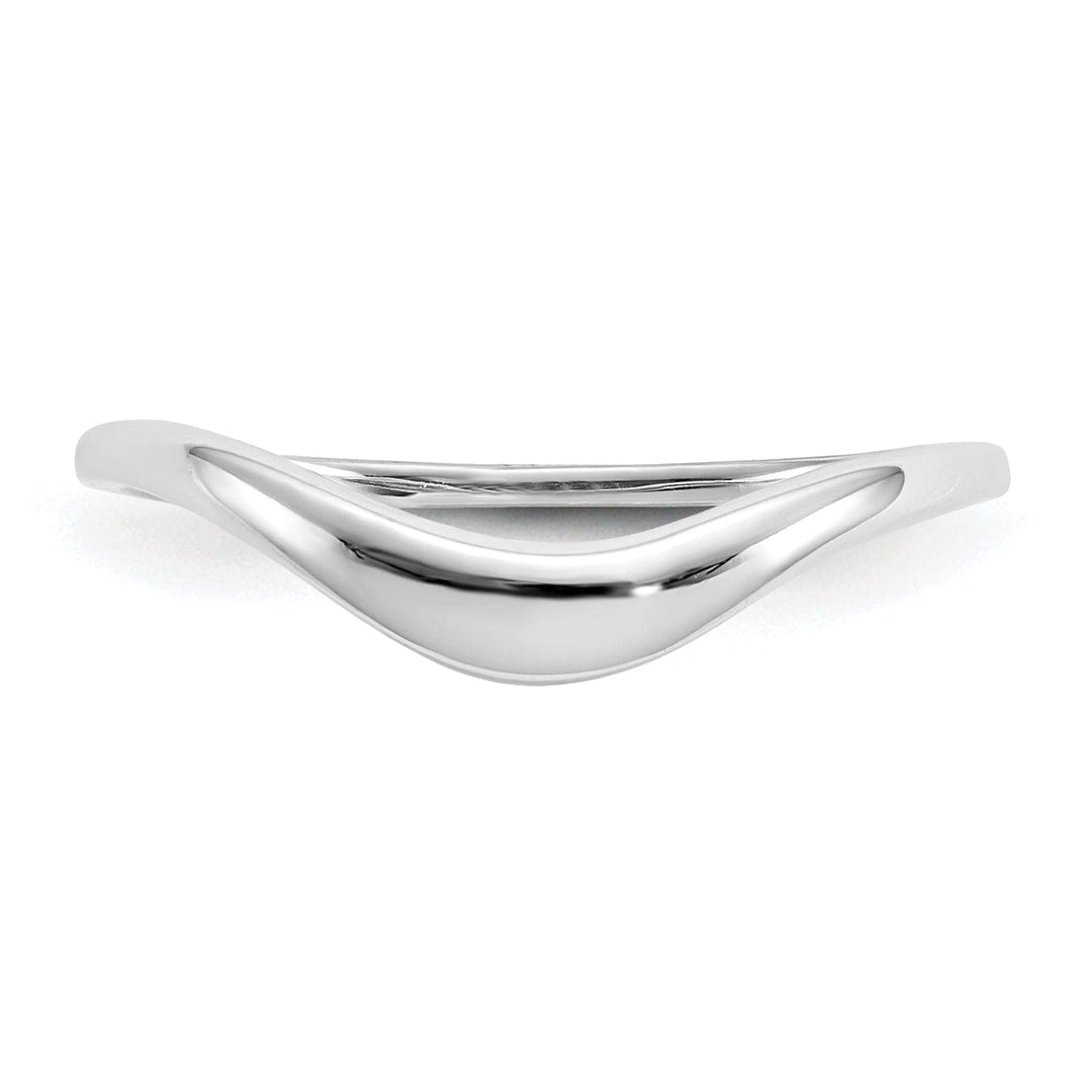 Lovely Rita's Ring 14k White Gold Timeless Creations Swirl Ring