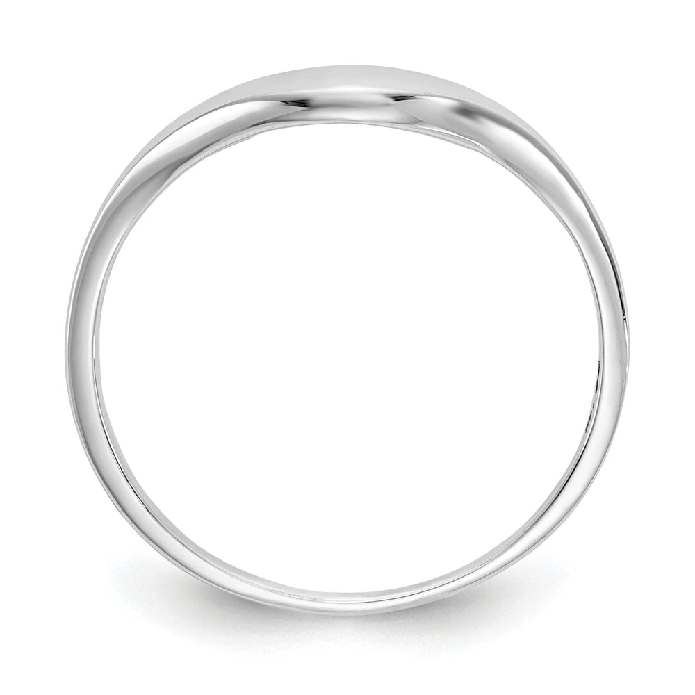 Lovely Rita's Ring 14k White Gold Timeless Creations Swirl Ring