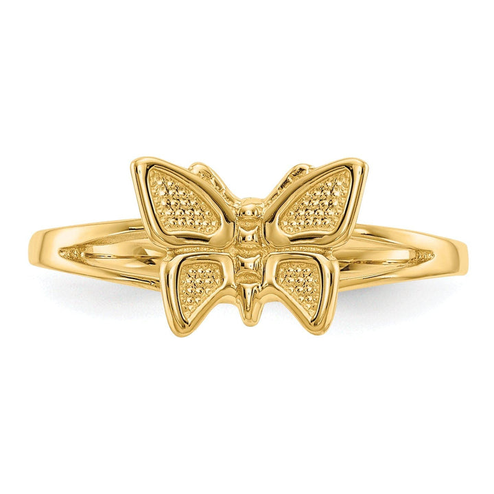 Lovely Rita's Ring 14k Yellow Gold Children's Butterfly Ring