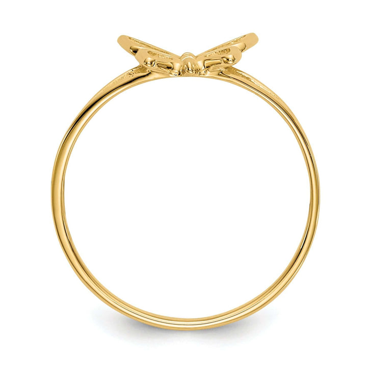 Lovely Rita's Ring 14k Yellow Gold Children's Butterfly Ring