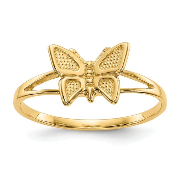 Lovely Rita's Ring 14k Yellow Gold Children's Butterfly Ring