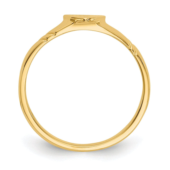 Lovely Rita's Ring 14k Yellow Gold Children's Heart Children's Ring