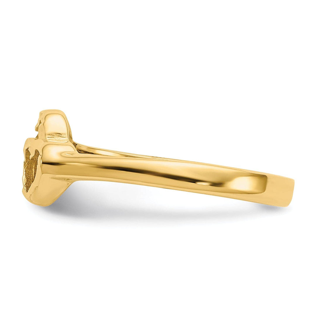 Lovely Rita's Ring 14k Yellow Gold Children's Heart Children's Ring
