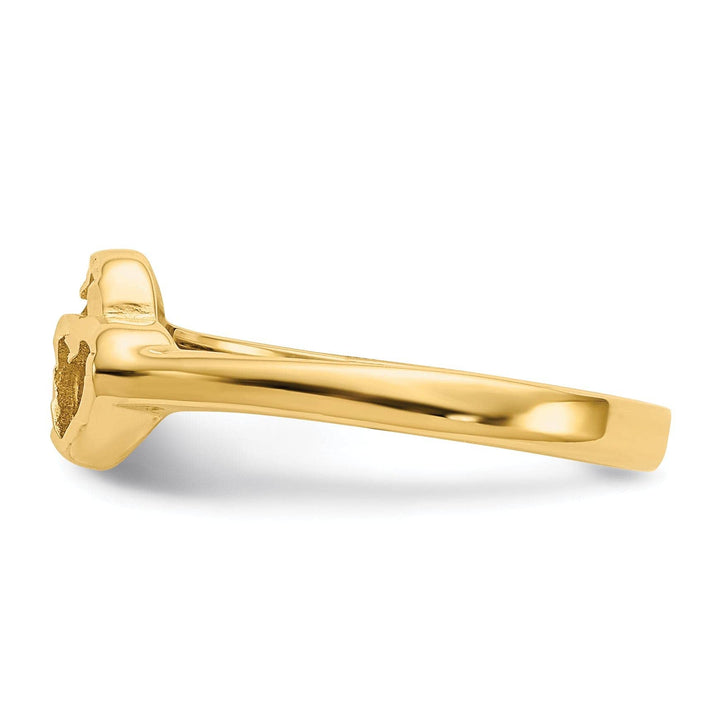 Lovely Rita's Ring 14k Yellow Gold Children's Heart Children's Ring