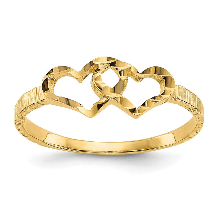 Lovely Rita's Ring 14k Yellow Gold Children's Heart Children's Ring