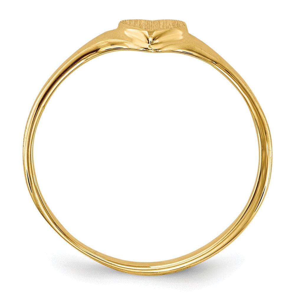 Lovely Rita's Ring 14k Yellow Gold Children's Heart Children's Ring