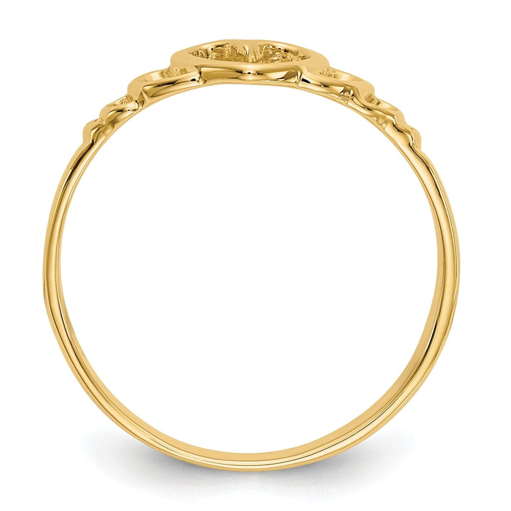 Lovely Rita's Ring 14k Yellow Gold Children's Heart Ring