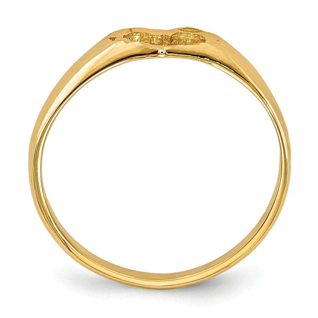 Lovely Rita's Ring 14k Yellow Gold Children's Heart Ring