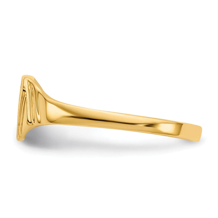 Lovely Rita's Ring 14k Yellow Gold Children's Signet Children's Ring