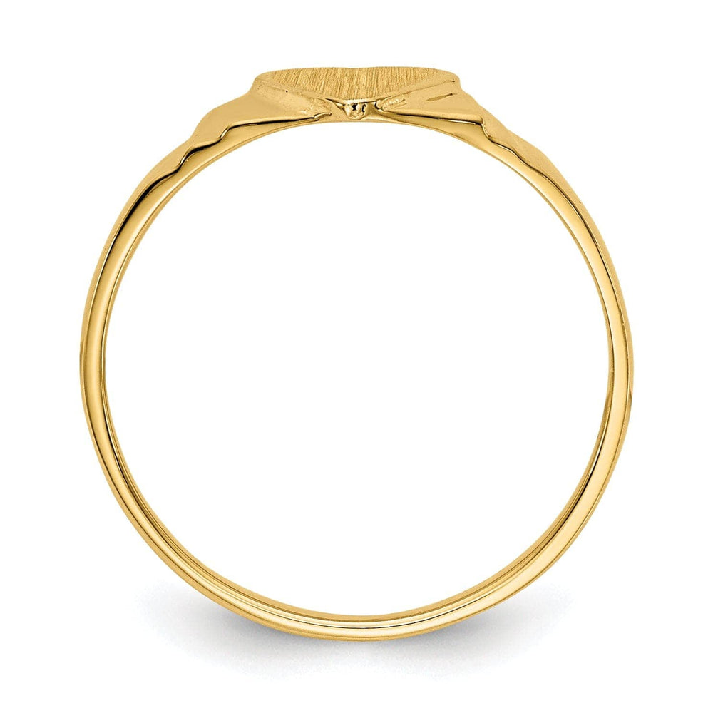 Lovely Rita's Ring 14k Yellow Gold Children's Signet Children's Ring