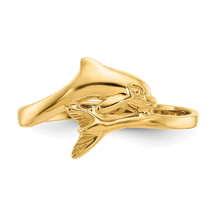 Lovely Rita's Ring 14k Yellow Gold Dolphin Children's Ring