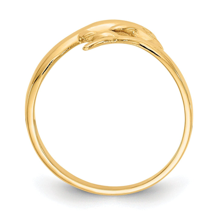 Lovely Rita's Ring 14k Yellow Gold Dolphin Children's Ring