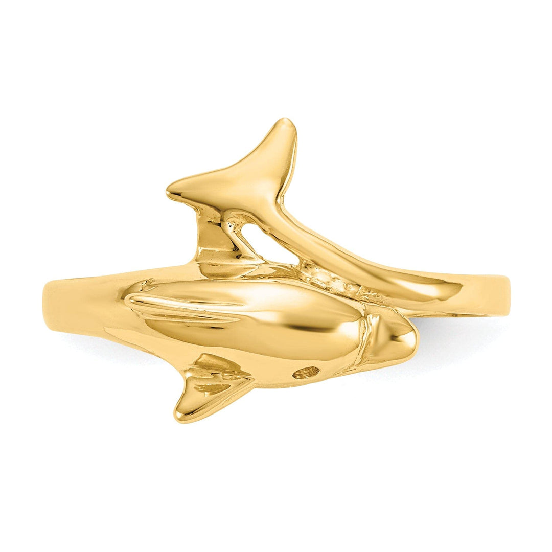 Lovely Rita's Ring 14k Yellow Gold Dolphin Ring
