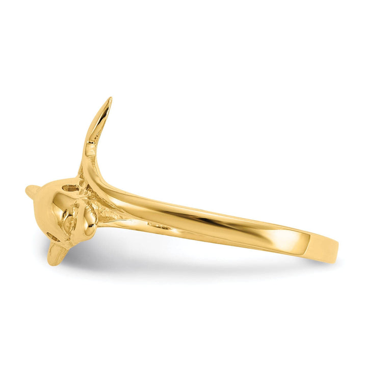 Lovely Rita's Ring 14k Yellow Gold Dolphin Ring