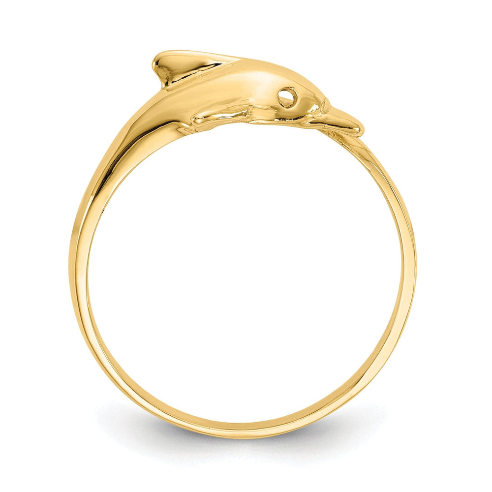 Lovely Rita's Ring 14k Yellow Gold Dolphin Ring