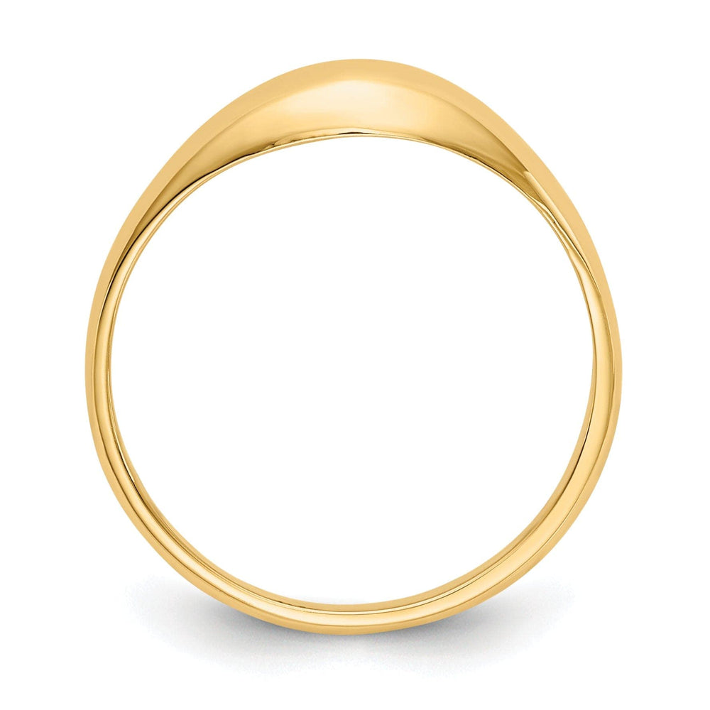 Lovely Rita's Ring 14k Yellow Gold Dome Children's Ring