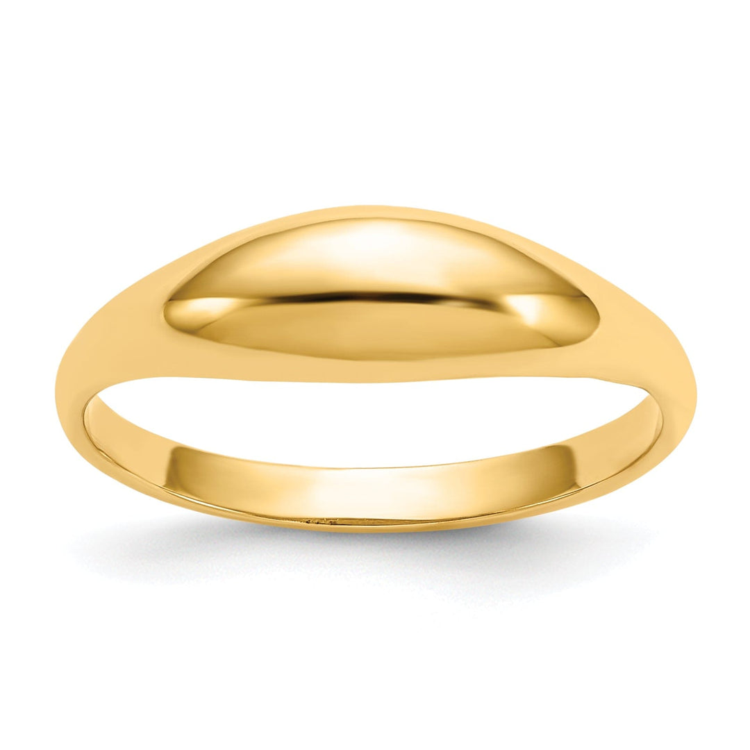 Lovely Rita's Ring 14k Yellow Gold Dome Children's Ring