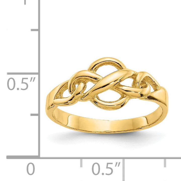 Lovely Rita's Ring 14k Yellow Gold Free Form Knot Ring