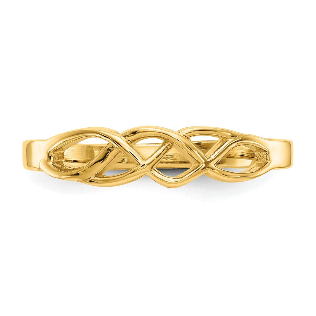 Lovely Rita's Ring 14k Yellow Gold Free Form Knot Ring